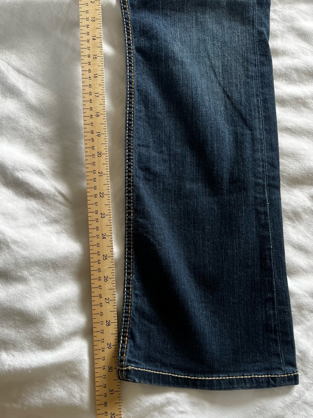 BKE Indigo Bootcut Jeans with Faded Detail - Picture 11 of 11